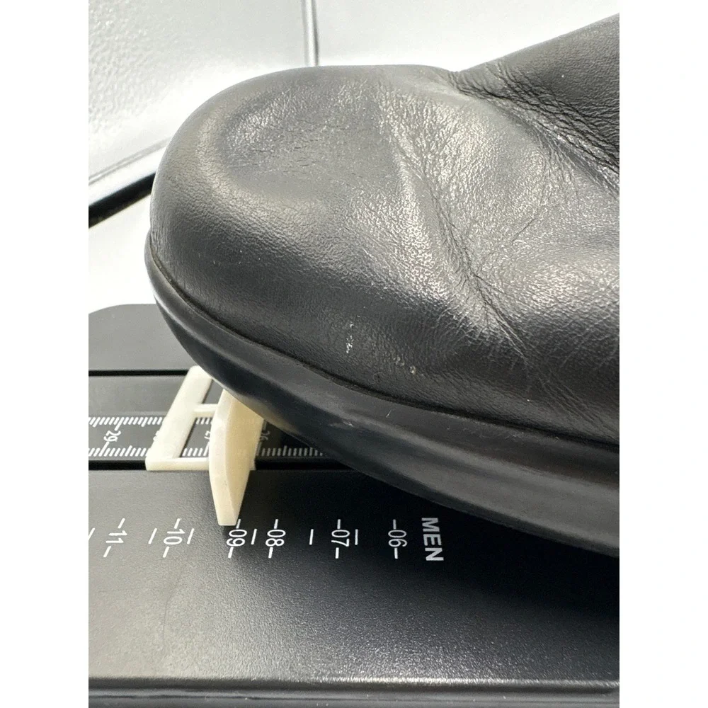 SAS Clogs 9 Men's Black Leather Professional Comfort Buckle Strap Mules 2079